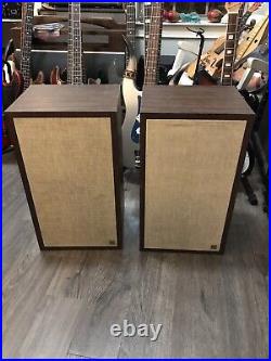 1974 Acoustic Research AR-8 stereo speakers, Woofers refoamed