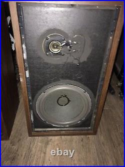 1974 Acoustic Research AR-8 stereo speakers, Woofers refoamed