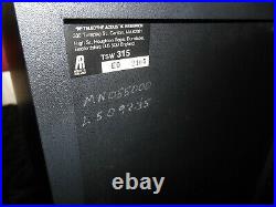 1990's vintage Acoustic Research TSW 315 3 way loud speakers oak cabinets EVC