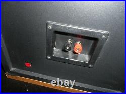 1990's vintage Acoustic Research TSW 315 3 way loud speakers oak cabinets EVC