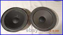 1 Pair Of 10 Woofers. Both New Surrounds 1 Is An Original Acoustic Research