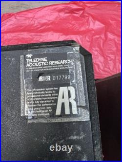 1 Pair Vintage Teledyne Acoustic Research AR94R-017788-017605 Rebuilt Speakers
