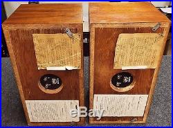 1 pair Acoustic Research AR-4x Vintage 2-Way Speakers New Pots & Poly Caps