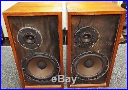 1 pair Acoustic Research AR-4x Vintage 2-Way Speakers New Pots & Poly Caps