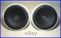 2 ACOUSTIC RESEARCH AR 2AX 10 WOOFRS ALNICO SPEAKER XCLNT DRIVERS AR-2 AR-2a 2x