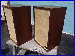 2 AR-2ax Acoustic Research 3 way Cabinet Speakers Woofers Reconditioned