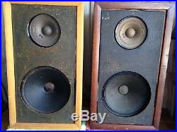 (2) Acoustic Research AR-1 speakers AR1 0633 06638 ALTEC WESTERN ELECTRIC 755A