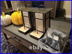 (2) Acoustic Research Wireless Outdoor Bluetooth Speakers Model AW825