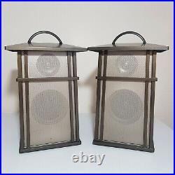(2) Acoustic Research Wireless Outdoor Bluetooth Speakers Model AW825 Open box