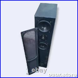 2 Awesome Acoustic Research S-40 4 Driver Tower Speakers (Ebony) Wood Grain