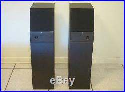 2 Rare Acoustic Research Ar Holographic Imaging M-4 Speakers Xclnt Main Vintage
