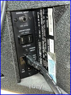 2 Teledyne AR Acoustic Research Powered Partners Speakers WithCords Consecutive #s 2 Teledyne AR Acoustic Research Powered Partners Speakers WithCords Consecutive #s