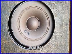 (2) VINTAGE - Acoustic Research AR-1 speakers - AR1 - serials 0633 06638 -