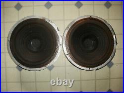 2 Vintage ACOUSTIC RESEARCH AR AR-2 Speaker WOOFER Bass 10 Working Tested