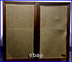 2 Vintage Acoustic Research AR-3A Speakers Tested But No Sound From Tweeters