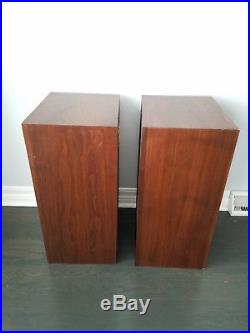 2 Vintage Acoustic Research AR-3a Speakers Needs Reform READ