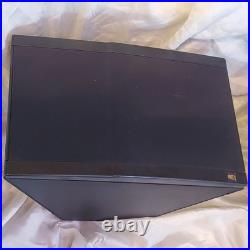 2 Vintage Acoustic Research Cube Book End Speakers Black