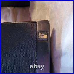 2 Vintage Acoustic Research Cube Book End Speakers Black