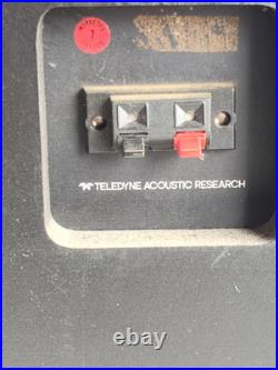 (2) Vintage Teledyne Acoustic Research Ar38s Tested And Sounds Great