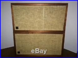 2 Vintage matched pair ACOUSTIC RESEARCH AR-4x speakers tube audio both WORKING
