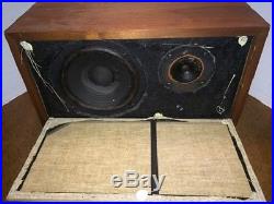 2 Vintage matched pair ACOUSTIC RESEARCH AR-4x speakers tube audio both WORKING