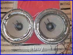 2 X Acoustic Research AR-3A Speakers Woofer Pair Working NEED REFOAMED