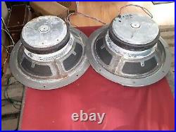 2 X Acoustic Research AR-3A Speakers Woofer Pair Working NEED REFOAMED