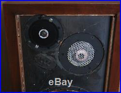 2 of 2 Acoustic Research AR-3 speaker #C48043, with stand