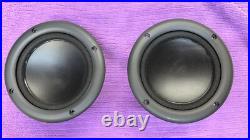 2x Acoustic Research 5 Bass Woofers Speakers Lf130rz1415570 D03-0009 25w Mint