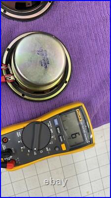 2x Acoustic Research 5 Bass Woofers Speakers Lf130rz1415570 D03-0009 25w Mint