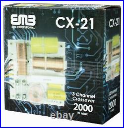 2x EMB CX-21 Replacement Speaker Crossovers 2000W Works with All Major Brands