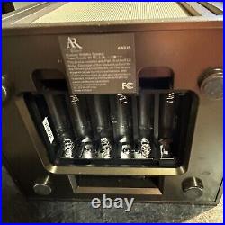 3 Acoustic Research AW825 Wireless Outdoor Portable Speakers and 3 Transmitters