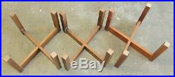 3 Sets Acoustic Research AR1 AR2 AR3 Speaker Wooden Stands All Original