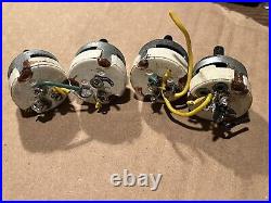 (4) AR Acoustic Research Speaker Potentiometer volume control OLD STYLE SPRING