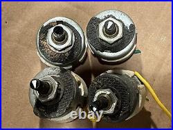 (4) AR Acoustic Research Speaker Potentiometer volume control OLD STYLE SPRING