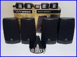 4 AR Acoustic Research Wireless 2-Way Speakers with Transmitter Model AW871