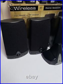 4 AR Acoustic Research Wireless 2-Way Speakers with Transmitter Model AW871