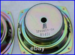 4 Acoustic Research AR 4 Speakers 1210053-0A 81451 Iridescent RARE Home Audio