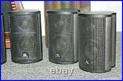 5 Acoustic Research HD510 Home Theater Speakers with hiding vase clock Book