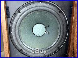 70's AR Acoustic Research AR 7 Bookshelf Speakers -Super Nice- Great Sound