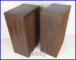 70's AR Acoustic Research AR 7 Bookshelf Speakers -Super Nice- Great Sound
