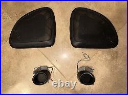 92-95 Honda Civic black Acoustic Research door tweeters and rear speaker covers