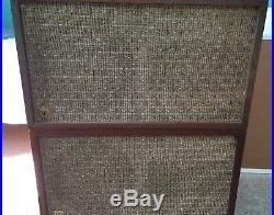 ACOUSTIC RESEARCH 60’s VINTAGE AR2 SPEAKERS FULLY FUNCTIONAL LEGENDARY SOUND