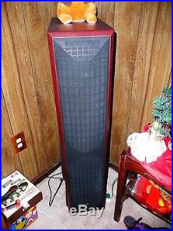 ACOUSTIC RESEARCH AR1 TOWER SPEAKERS W BUILT IN 500 Watt powered Amp 17 SUB