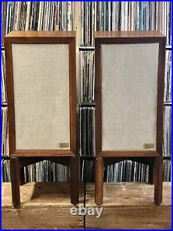 ACOUSTIC RESEARCH AR3A Original Speakers Close Pair Working with Stands