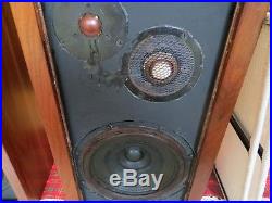 ACOUSTIC RESEARCH AR3 speakers. Early serial numbers. Refinished