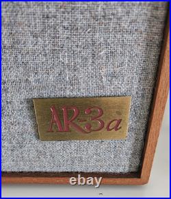 ACOUSTIC RESEARCH AR3a European Cab NEEDS REFOAMED & TLC