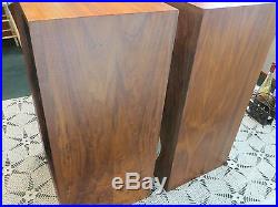 ACOUSTIC RESEARCH AR3a SPEAKERS. Alnico woofers, refinished, OEM grill cloth