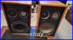 ACOUSTIC RESEARCH AR-2AX Pair SPEAKERS Sounds Great No Cover No Return