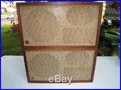 ACOUSTIC RESEARCH AR-2a VINTAGE SPEAKERS WORKING BEAUTIFUL